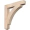 Ekena Millwork Thorton Craftsman Smooth Bracket, Douglas Fir, 3 1/2"W x 24"D x 24"H BKT04X24X24THR04SDF - alternate 1